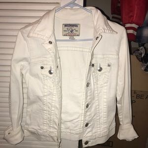 True religion Demin white jacket